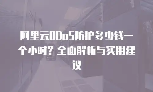 阿里云DDoS防护多少钱一个小时？全面解析与实用建议