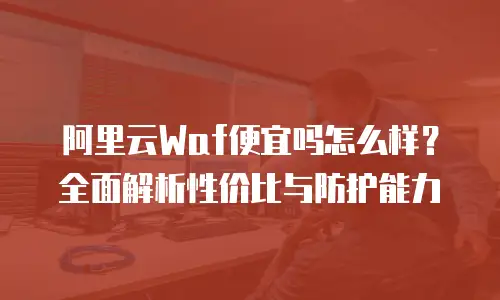 阿里云Waf便宜吗怎么样？全面解析性价比与防护能力