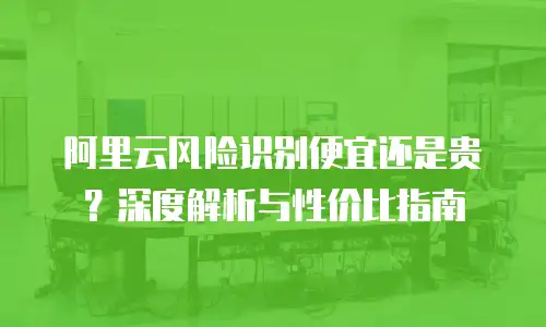 阿里云风险识别便宜还是贵？深度解析与性价比指南