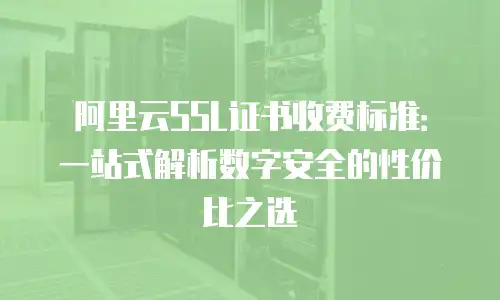 阿里云SSL证书收费标准：一站式解析数字安全的性价比之选