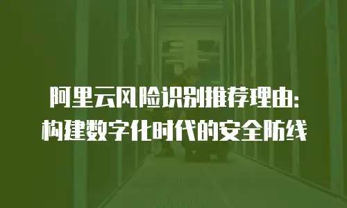 阿里云风险识别推荐理由：构建数字化时代的安全防线