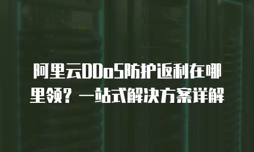 阿里云DDoS防护返利在哪里领？一站式解决方案详解