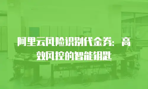 阿里云风险识别代金券：高效风控的智能钥匙