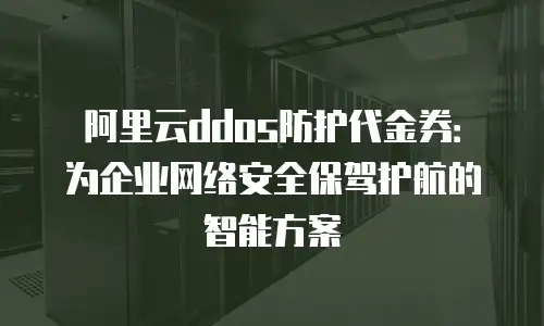阿里云ddos防护代金券：为企业网络安全保驾护航的智能方案