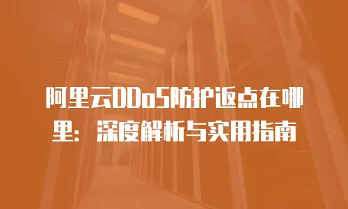 阿里云DDoS防护返点在哪里：深度解析与实用指南