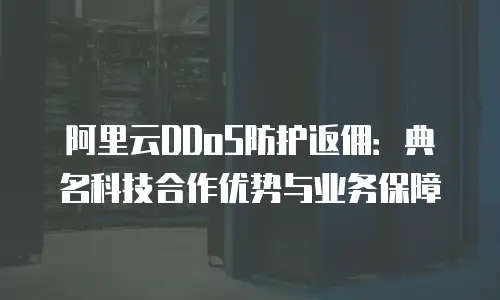 阿里云DDoS防护返佣：典名科技合作优势与业务保障