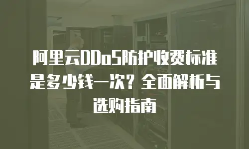 阿里云DDoS防护收费标准是多少钱一次？全面解析与选购指南