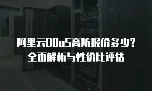 阿里云DDoS高防报价多少？全面解析与性价比评估