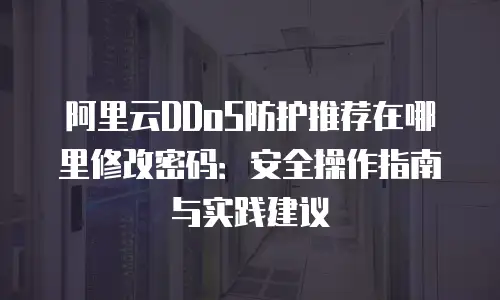 阿里云DDoS防护推荐在哪里修改密码：安全操作指南与实践建议