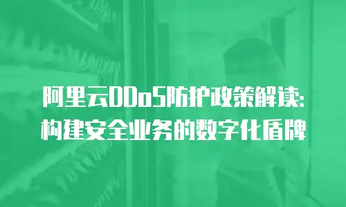 阿里云DDoS防护政策解读：构建安全业务的数字化盾牌
