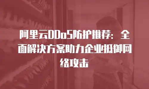 阿里云DDoS防护推荐：全面解决方案助力企业抵御网络攻击