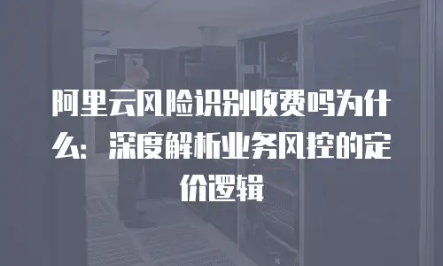 阿里云风险识别收费吗为什么：深度解析业务风控的定价逻辑