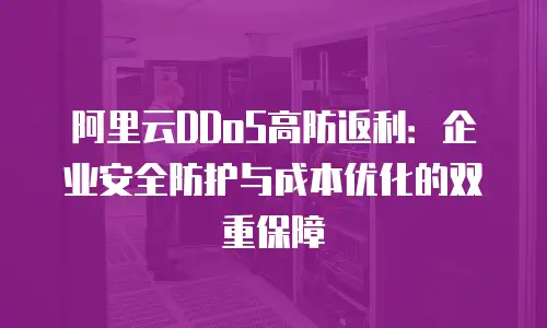 阿里云DDoS高防返利：企业安全防护与成本优化的双重保障