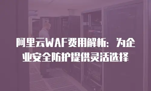 阿里云WAF费用解析：为企业安全防护提供灵活选择