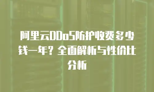 阿里云DDoS防护收费多少钱一年？全面解析与性价比分析