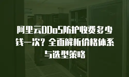 阿里云DDoS防护收费多少钱一次？全面解析价格体系与选型策略