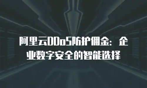 阿里云DDoS防护佣金：企业数字安全的智能选择