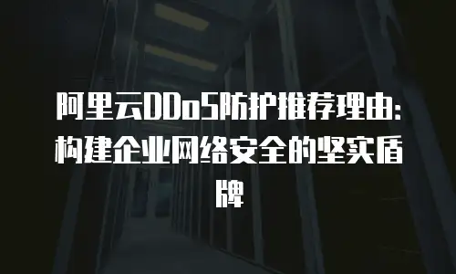 阿里云DDoS防护推荐理由：构建企业网络安全的坚实盾牌
