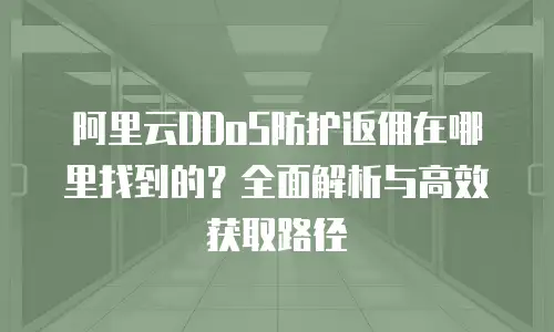 阿里云DDoS防护返佣在哪里找到的？全面解析与高效获取路径