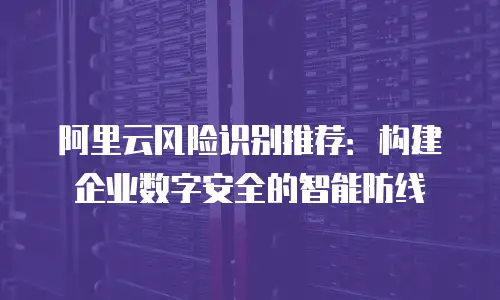 阿里云风险识别推荐：构建企业数字安全的智能防线