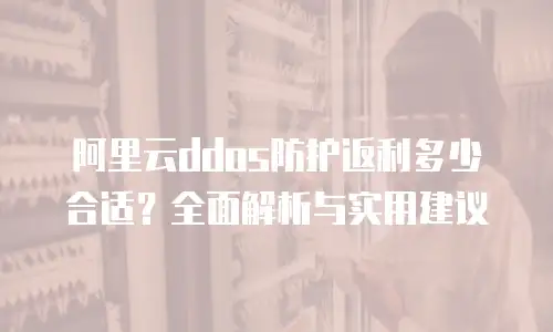 阿里云ddos防护返利多少合适？全面解析与实用建议