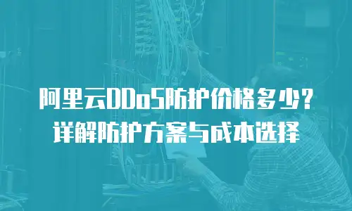 阿里云DDoS防护价格多少？详解防护方案与成本选择