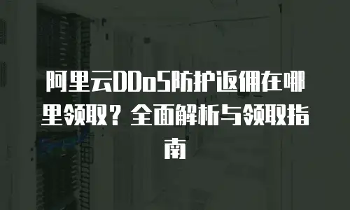 阿里云DDoS防护返佣在哪里领取？全面解析与领取指南