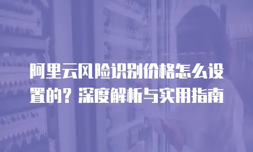 阿里云风险识别价格怎么设置的？深度解析与实用指南