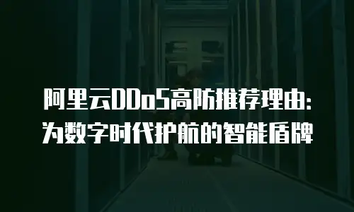 阿里云DDoS高防推荐理由：为数字时代护航的智能盾牌