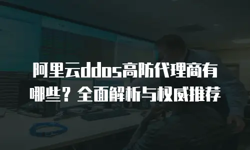 阿里云ddos高防代理商有哪些？全面解析与权威推荐