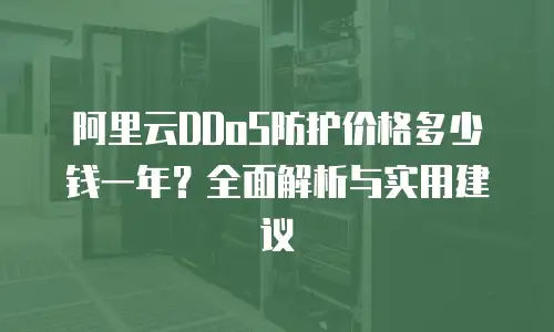 阿里云DDoS防护价格多少钱一年？全面解析与实用建议