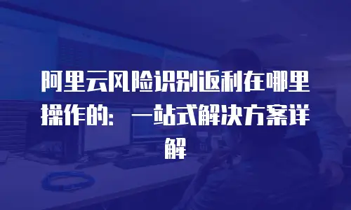 阿里云风险识别返利在哪里操作的：一站式解决方案详解