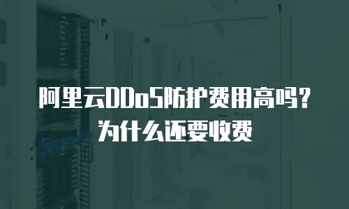 阿里云DDoS防护费用高吗？为什么还要收费
