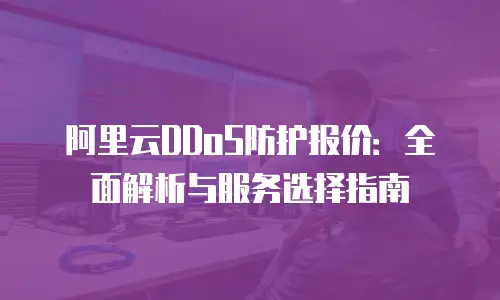 阿里云DDoS防护报价：全面解析与服务选择指南
