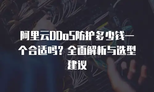 阿里云DDoS防护多少钱一个合适吗？全面解析与选型建议