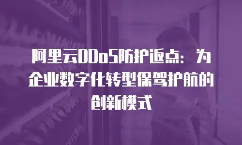 阿里云DDoS防护返点：为企业数字化转型保驾护航的创新模式