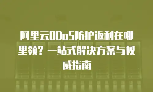 阿里云DDoS防护返利在哪里领？一站式解决方案与权威指南
