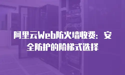 阿里云Web防火墙收费：安全防护的阶梯式选择