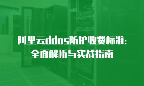 阿里云ddos防护收费标准：全面解析与实战指南