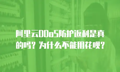阿里云ddos防护返利是真的吗为什么不能用,阿里云ddos防护返利是真的吗为什么不能用花呗