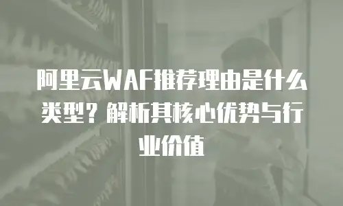 阿里云WAF推荐理由是什么类型？解析其核心优势与行业价值