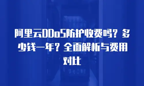 阿里云DDoS防护收费吗？多少钱一年？全面解析与费用对比