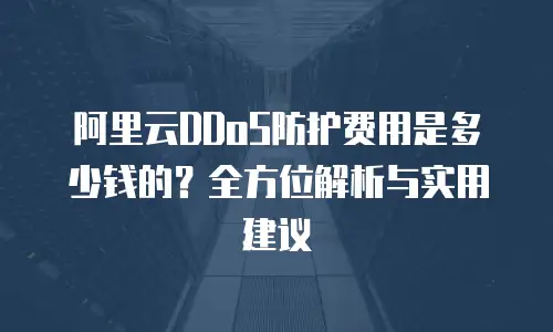 阿里云DDoS防护费用是多少钱的？全方位解析与实用建议