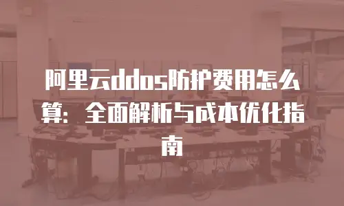 阿里云ddos防护费用怎么算：全面解析与成本优化指南