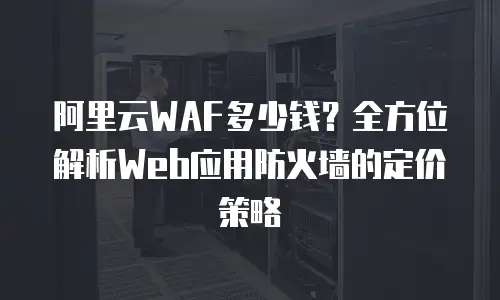 阿里云WAF多少钱？全方位解析Web应用防火墙的定价策略