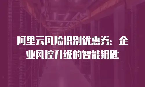 阿里云风险识别优惠券：企业风控升级的智能钥匙