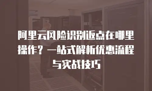 阿里云风险识别返点在哪里操作？一站式解析优惠流程与实战技巧