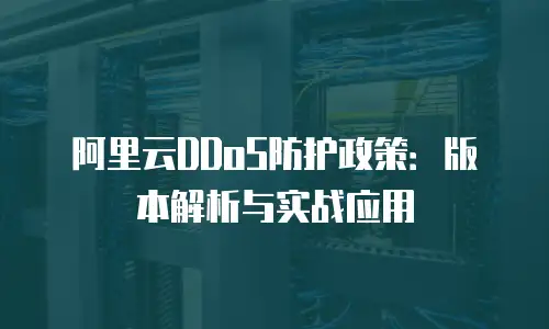 阿里云DDoS防护政策：版本解析与实战应用