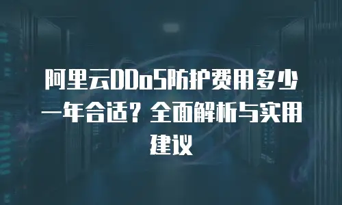 阿里云DDoS防护费用多少一年合适？全面解析与实用建议