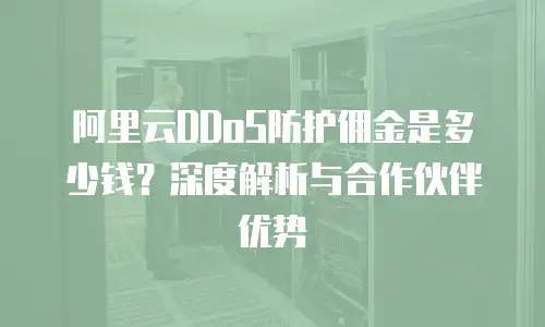 阿里云DDoS防护佣金是多少钱？深度解析与合作伙伴优势